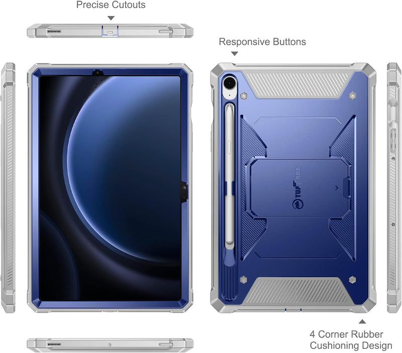 Galaxy Tab S10 Lite 2025/ Tab S10 FE 5G 10.9" (2025)/Galaxy Tab S9 FE 5G 10.9"/Galaxy Tab S9 11" Tuatara Shockproof Case | Fintie