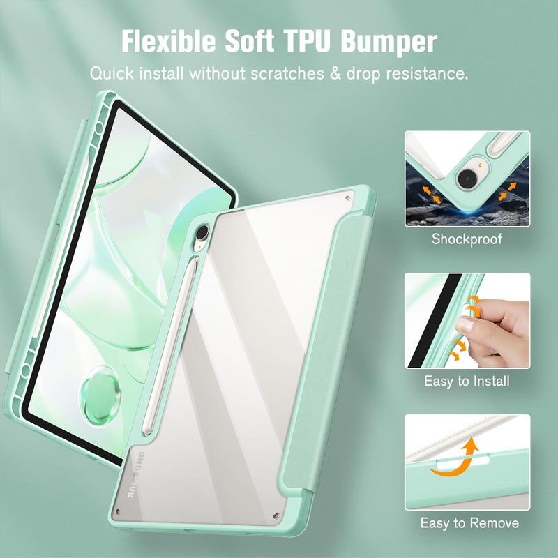Galaxy Tab S10 Lite 2025/ Tab S10 FE/Tab S9 FE 10.9"/Tab S9 11" Hybrid Slim Case w/ Pencil Holder | Fintie