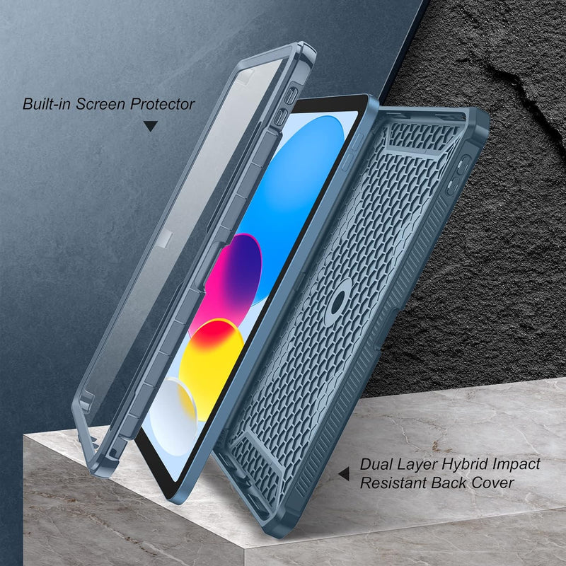 iPad 11-Inch A16 Chip (2025)/ iPad 10th Gen (2022) Tuatara Rugged Case | Fintie