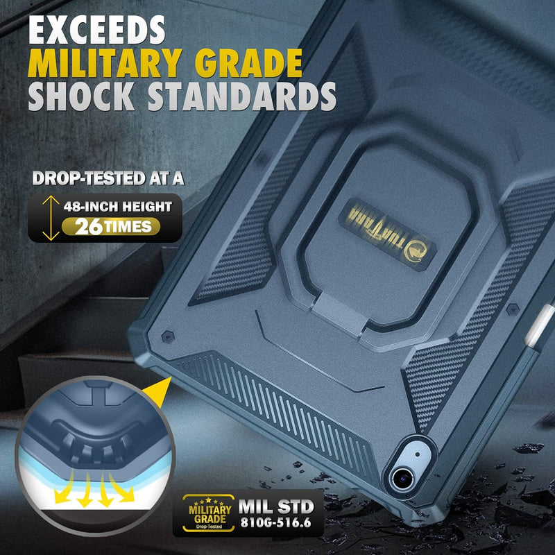 iPad 11-Inch A16 Chip (2025)/ iPad 10th Gen (2022) Tuatara Rugged Case | Fintie