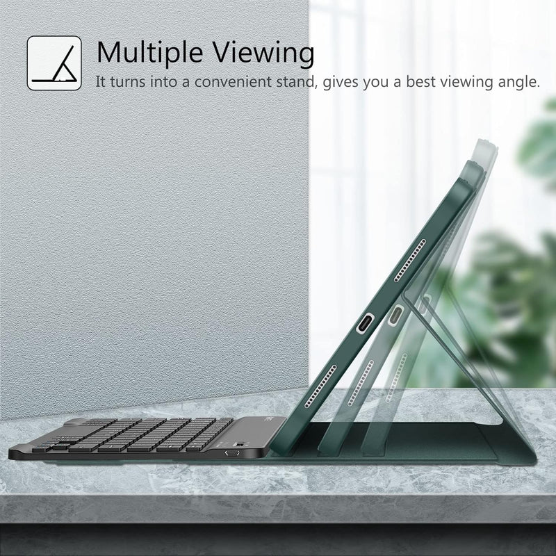 iPad Air 11-inch (M3 2025, M2 2024)/ iPad Air 5th Gen (2022) / iPad Air 4th Gen (2020) 10.9" Keyboard Case | Fintie