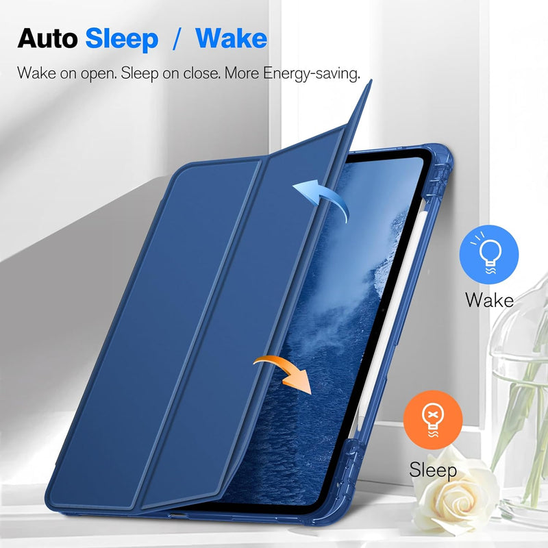 iPad Pro 13-inch (M5/M4 Chip, 2025/2024) SlimShell Case with Translucent Frosted Back | Fintie