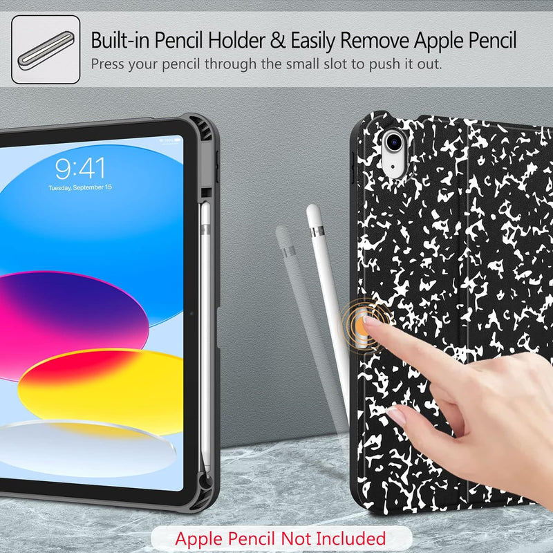 iPad 10th Gen (2022) Backlit Keyboard Case w/ Pencil Holder | Fintie