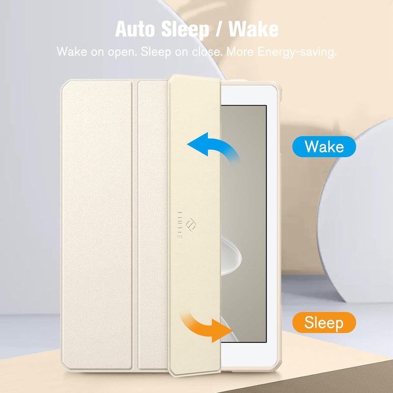 iPad 6th/5th Gen (2018/2017), iPad Air 2nd/1st Gen Hybrid Slim Clear Back Case | Fintie