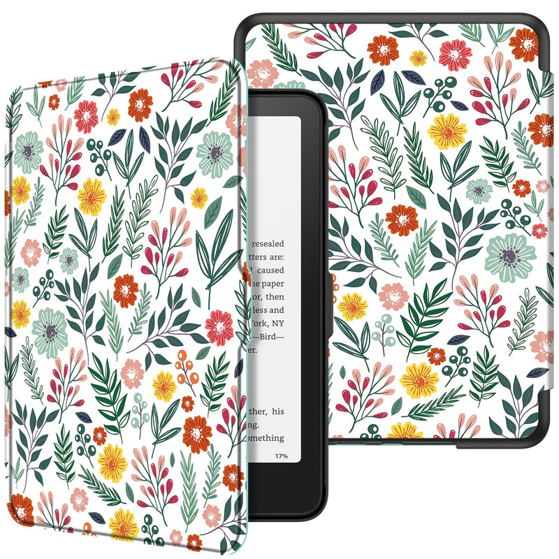 Kindle Paperwhite 7-Inch (12th Gen, 2024)/Kindle Colorsoft 2024 Slim PU Leather Case | Fintie