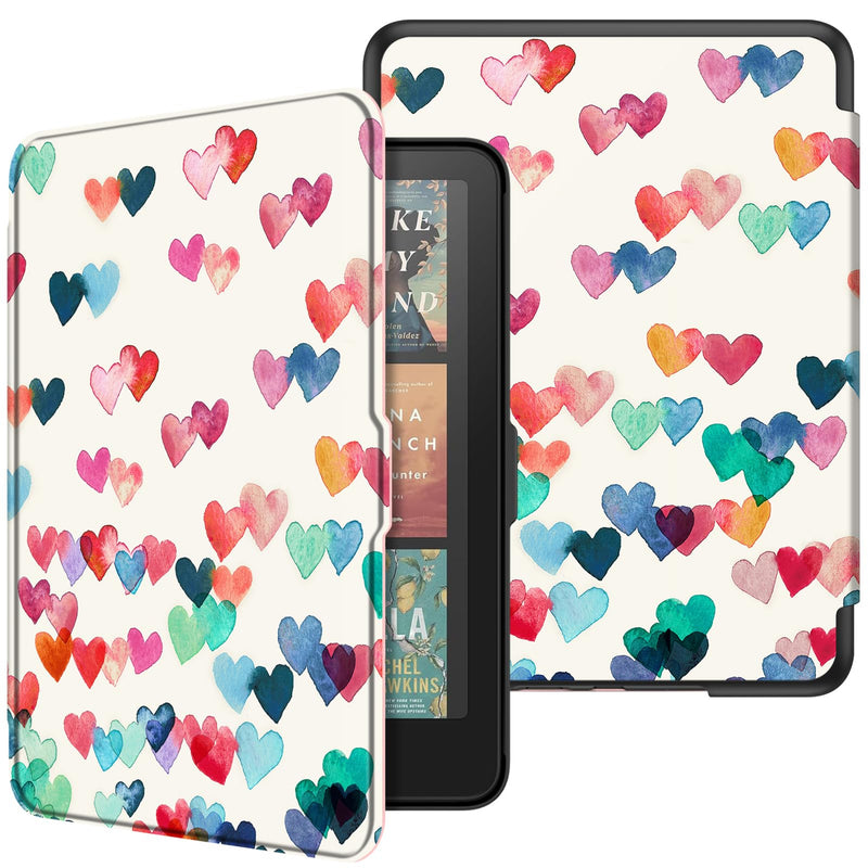 Kindle Paperwhite 7-Inch (12th Gen, 2024)/Kindle Colorsoft 2024 Slim PU Leather Case | Fintie