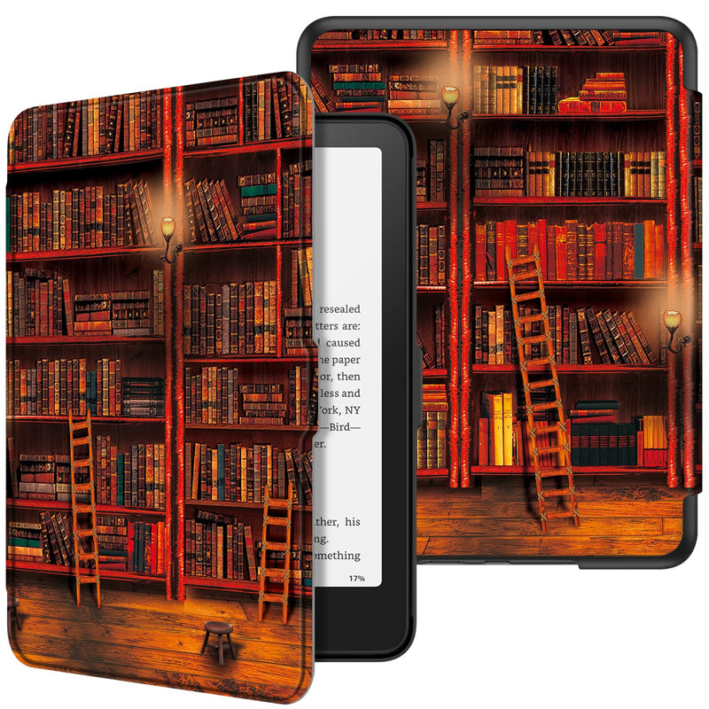 Kindle Paperwhite 7-Inch (12th Gen, 2024)/Kindle Colorsoft 2024 Slim PU Leather Case | Fintie