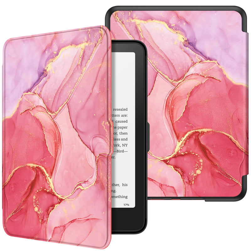 Kindle Paperwhite 7-Inch (12th Gen, 2024)/Kindle Colorsoft 2024 Slim PU Leather Case | Fintie