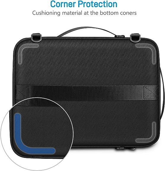 Fintie Laptop Shoulder Bag for MacBook Pro 14, MacBook Air 15, MacBook Air 13.6