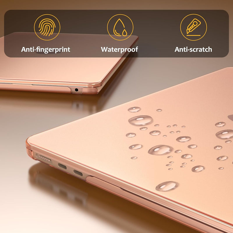 MacBook Air 13.6" M4/M3/M2 Chip (2025/2024/2022) Slim Matte Case | Fintie