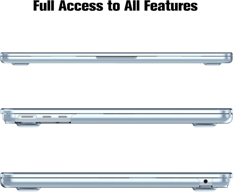 MacBook Air 13.6" M4/M3/M2 Chip (Model A3240/A3113/A2681, 2025/2024/2022) Hard Shell Case | Fintie