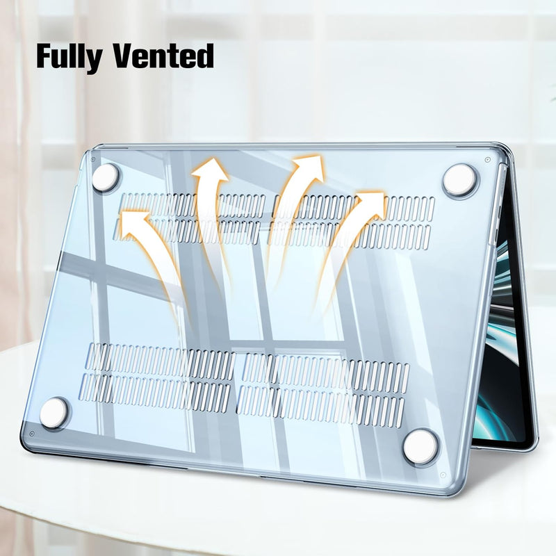 MacBook Air 13.6" M4/M3/M2 Chip (Model A3240/A3113/A2681, 2025/2024/2022) Hard Shell Case | Fintie