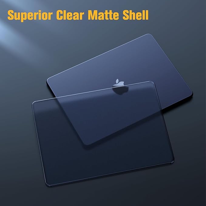 MacBook Air 13.6" M4/M3/M2 Chip (2025/2024/2022) Slim Matte Case | Fintie