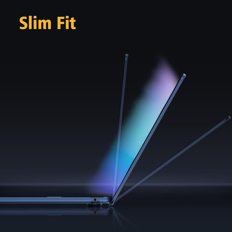 MacBook Air 13.6" M4/M3/M2 Chip (2025/2024/2022) Slim Matte Case | Fintie