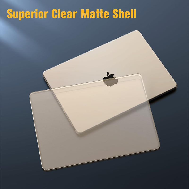 MacBook Air 13.6" M4/M3/M2 Chip (2025/2024/2022) Slim Matte Case | Fintie