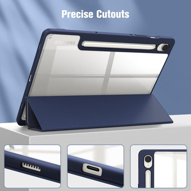 Galaxy Tab S10 Lite 2025/ Tab S10 FE/Tab S9 FE 10.9"/Tab S9 11" Hybrid Slim Case w/ Pencil Holder | Fintie