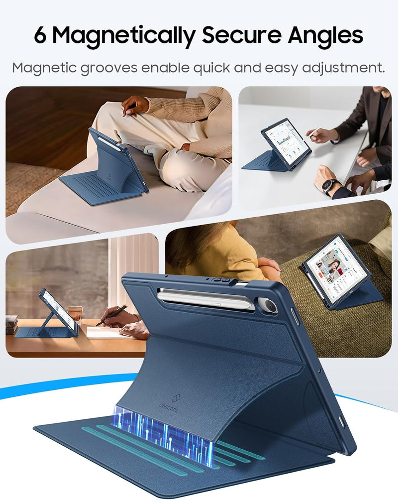 Galaxy Tab S10 Lite 2025/ Tab S10 FE 5G 10.9" /Galaxy Tab S9 FE 5G 10.9"/Galaxy Tab S9 11" Multi-Angle Viewing Rugged Case | Fintie
