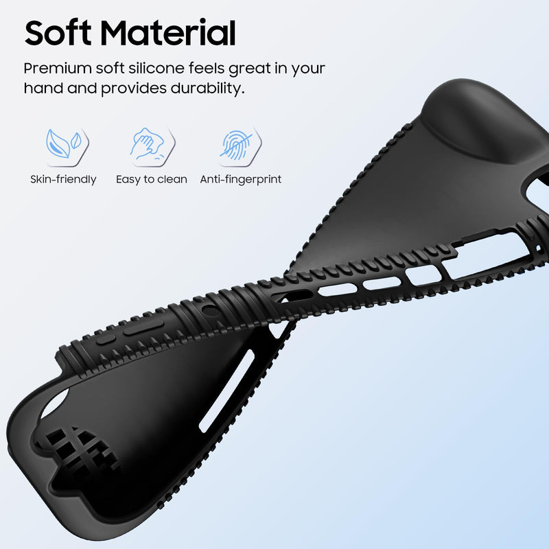 Soft Silicone Case for Nintendo Switch 2 w/Ergonomic Grip and 2 Cartridge Slots, Durable & Anti-Slip | Fintie