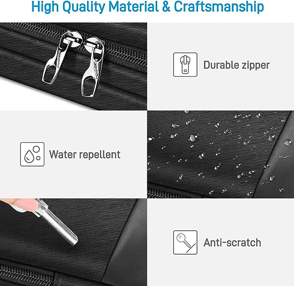 Fintie Laptop Shoulder Bag for MacBook Pro 14, MacBook Air 15, MacBook Air 13.6