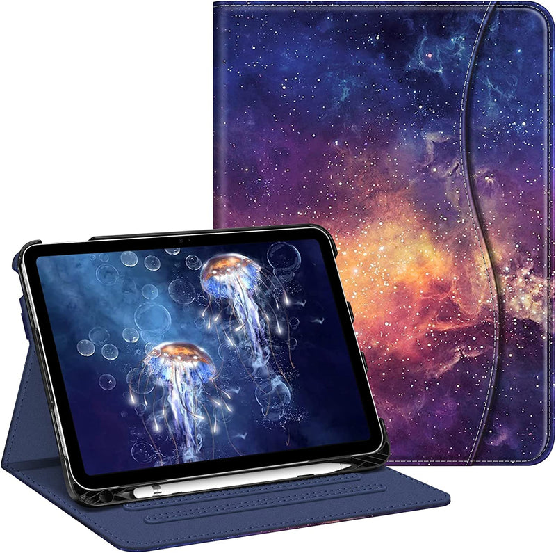 Fintie ipad 10th gen case in galaxy pattern