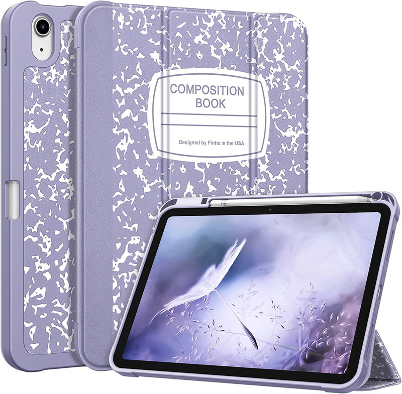 Fintie SlimShell Case for iPad 10th Generation 10.9 Inch Tablet (2022 Release) - Flexible Soft TPU Stand Back Cover with Pencil Holder, Auto Sleep/Wake