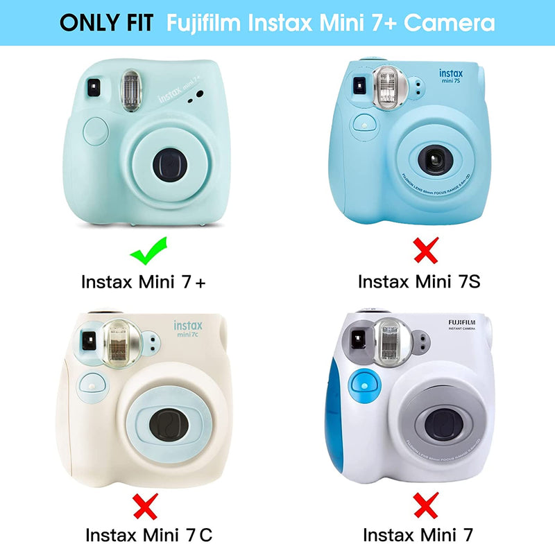 Fujifilm Instax Mini 7+ Instant Camera Protective Clear Case | Fintie