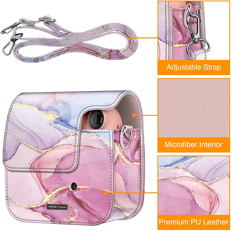fintie instax mini 7+ camera bag with shoulder strap