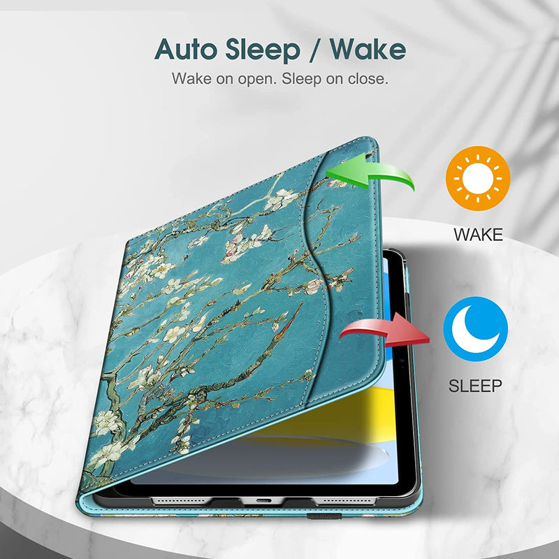 Fintie ipad 10th gen case auto-sleep/wake