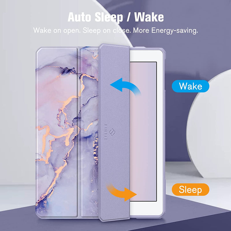 iPad 6th/5th Gen (2018/2017), iPad Air 2nd/1st Gen Hybrid Slim Clear Back Case | Fintie