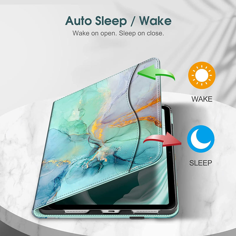 iPad A16 Chip 11" 2025, iPad 10th Gen 10.9" Multi-Angle Viewing Case w/ Pencil Holder | Fintie