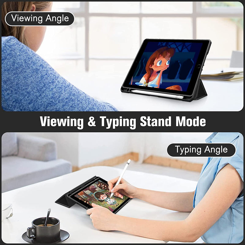 iPad 6th/5th Gen (2018/2017), iPad Air 2nd/1st Gen Hybrid Slim Clear Back Case | Fintie