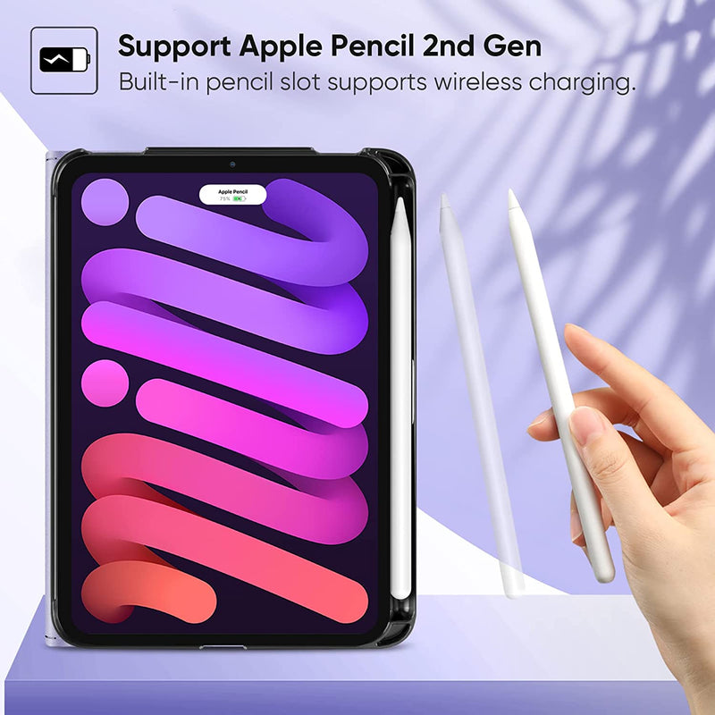 iPad Mini A17 Pro (2024), iPad Mini 6th Gen (2021) Multi-Angle Smart Stand Case | Fintie