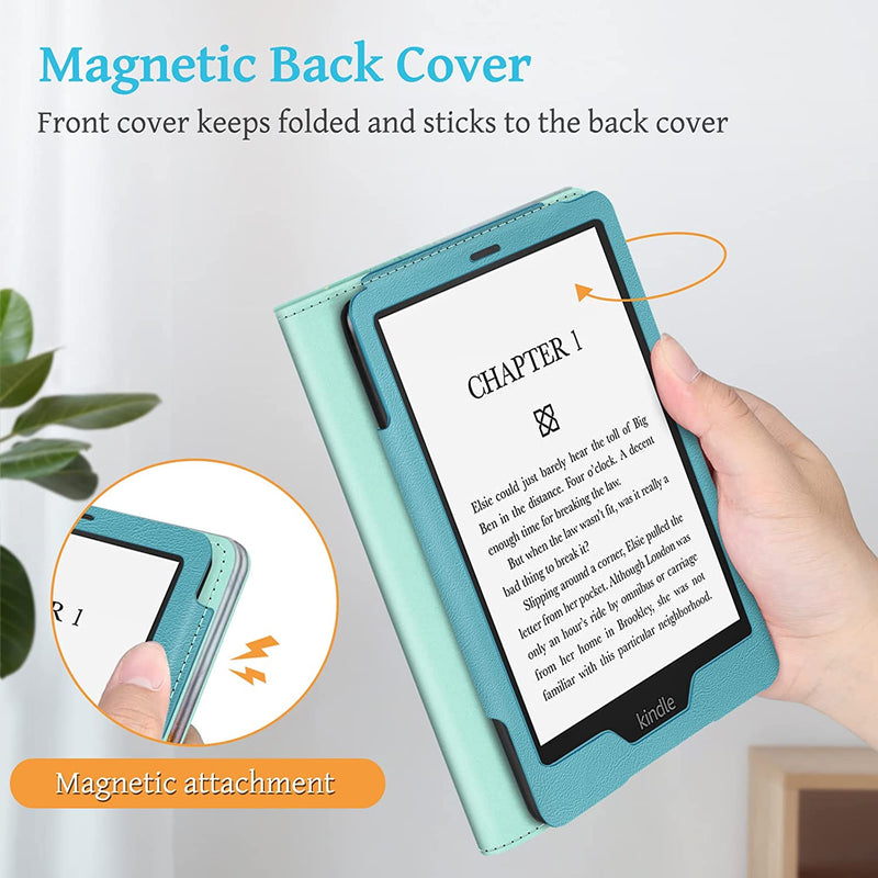 Kindle Paperwhite (11th Gen 2021) Sleeve Case with Foldable Stand and Hand Strap | Fintie