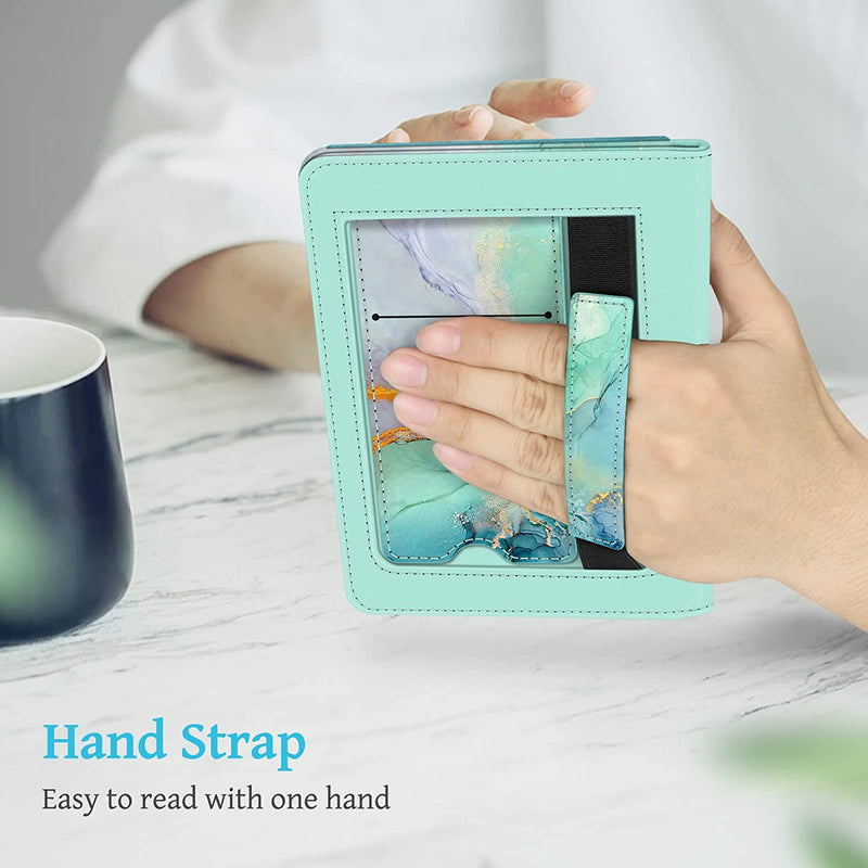 Kindle Paperwhite (11th Gen 2021) Sleeve Case with Foldable Stand and Hand Strap | Fintie