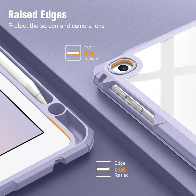 iPad 6th/5th Gen (2018/2017), iPad Air 2nd/1st Gen Hybrid Slim Clear Back Case | Fintie