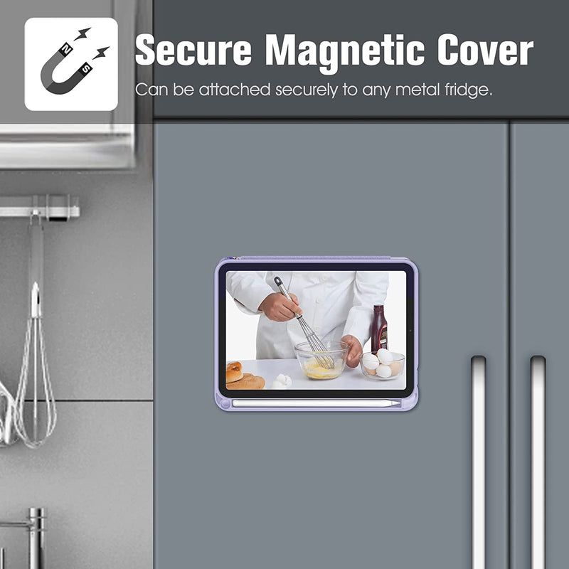 iPad Mini A17 Pro (2024), iPad Mini 6th Gen (2021) Multi-Angle Rugged Stand Case | Fintie