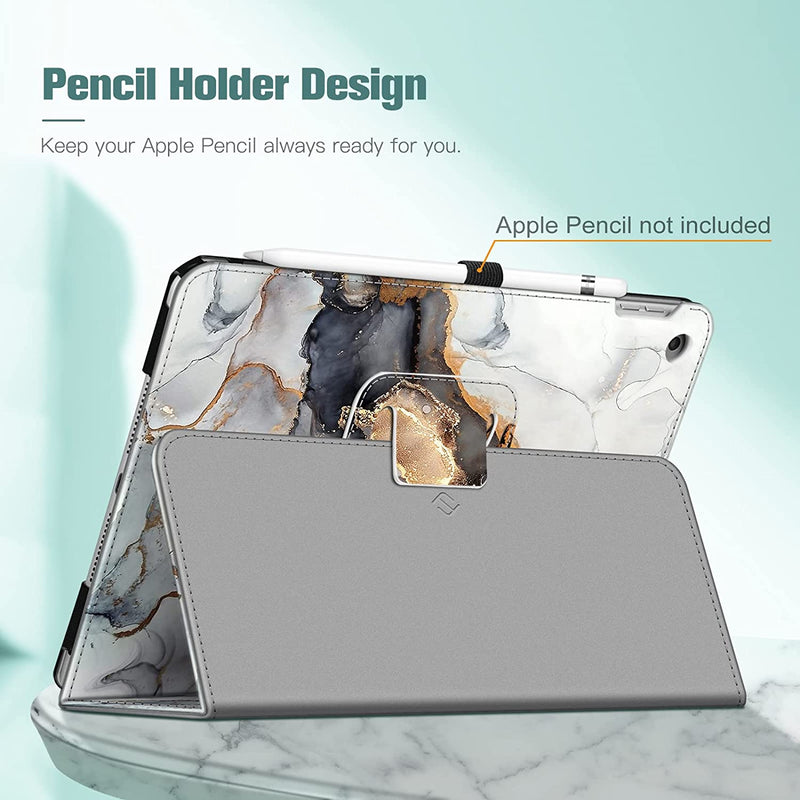 iPad 9 (2021) / iPad 8 / iPad 7 Vegan Leather Folio Case | Fintie