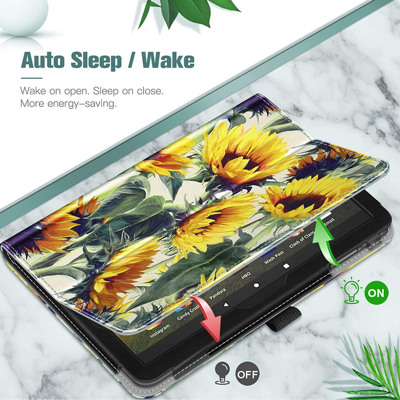 Fire HD 8 / Fire HD 8 Plus (12th/10th Gen, 2024/2022/2020) Folio Case | Fintie
