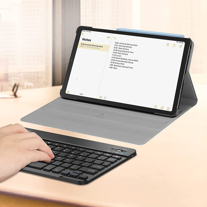Galaxy Tab S6 Lite 10.4" 2024/2022/2020 Slim Stand Case With Keyboard | Fintie