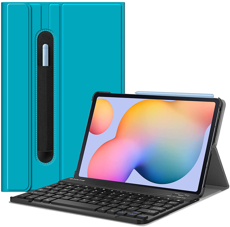 Galaxy Tab S6 Lite 10.4" 2024/2022/2020 Slim Stand Case With Keyboard | Fintie