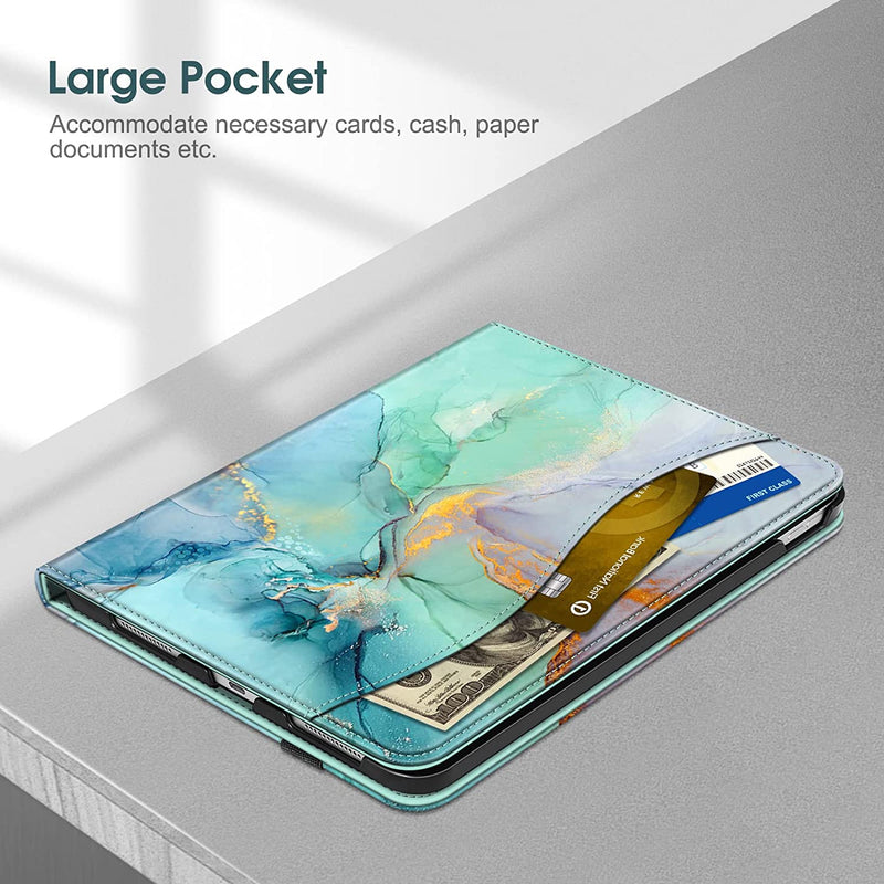 iPad A16 Chip 11" 2025, iPad 10th Gen 10.9" Multi-Angle Viewing Case w/ Pencil Holder | Fintie