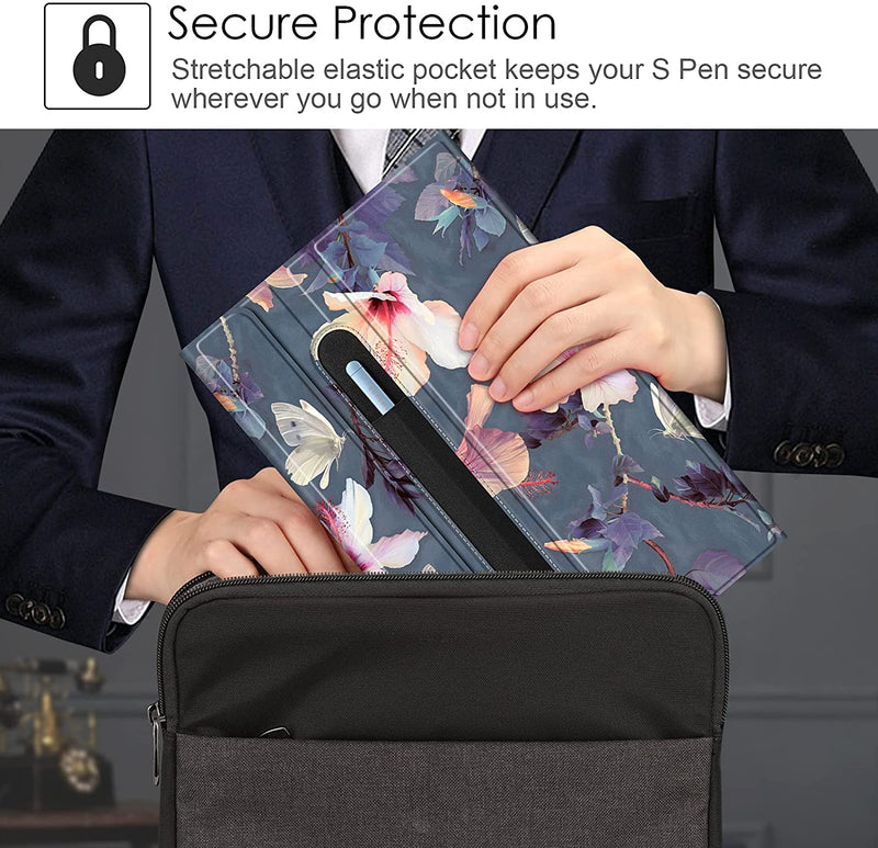 Galaxy Tab S6 Lite 10.4" 2024/2022/2020 Slim Stand Case With Keyboard | Fintie