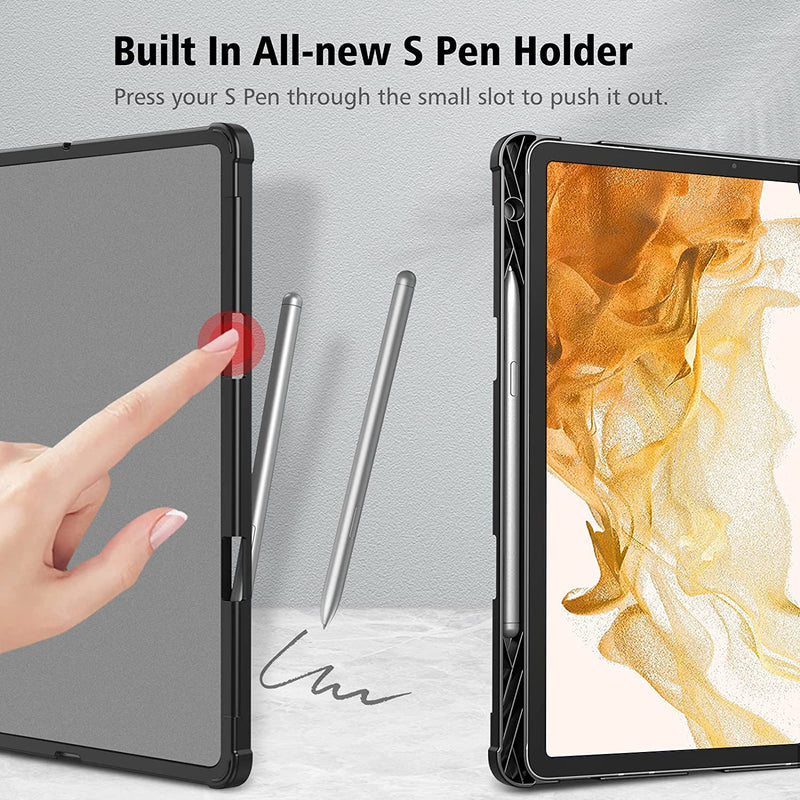 Galaxy Tab S8 Plus / Tab S7 FE / Tab S7 Plus Multi-Angle Case | Fintie