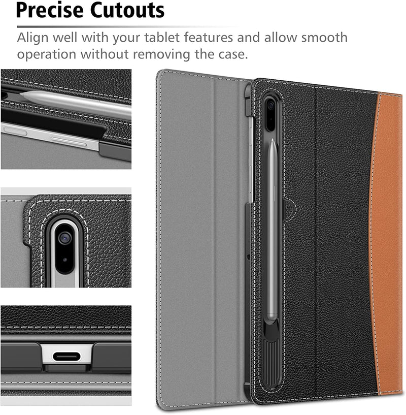 Galaxy Tab S8 Plus / Tab S7 FE / Tab S7 Plus Multi-Angle Case | Fintie