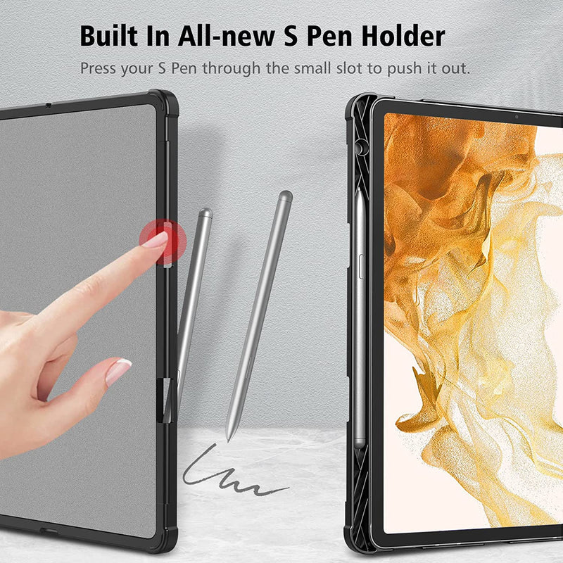 Galaxy Tab S8 Plus / Tab S7 FE / Tab S7 Plus Multi-Angle Case | Fintie