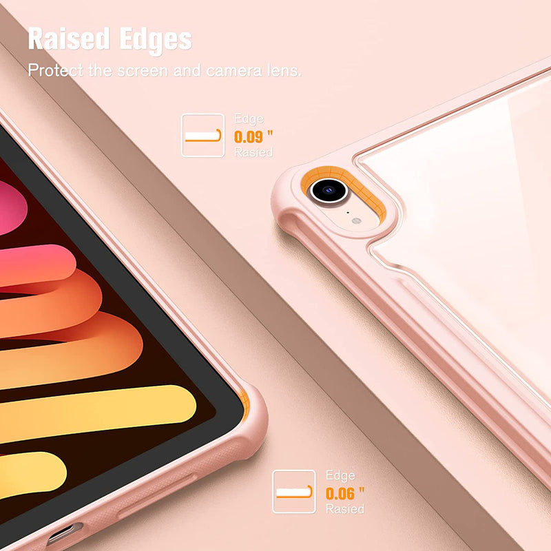 iPad Mini A17 Pro (2024), iPad Mini 6th Gen (2021) Shockproof Hybrid Back Cover | Fintie