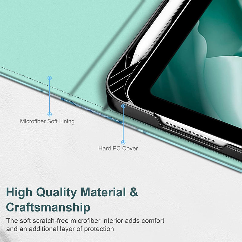 iPad A16 Chip 11" 2025, iPad 10th Gen 10.9" Multi-Angle Viewing Case w/ Pencil Holder | Fintie