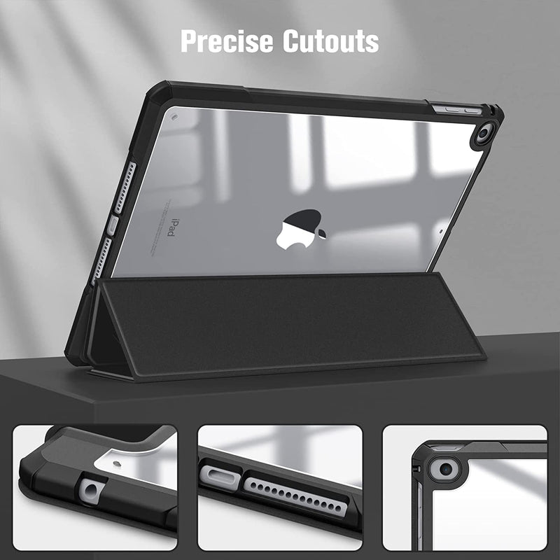 iPad 6th/5th Gen (2018/2017), iPad Air 2nd/1st Gen Hybrid Slim Clear Back Case | Fintie