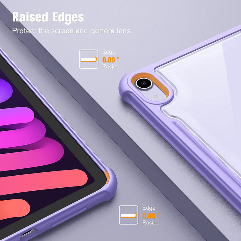 iPad Mini A17 Pro (2024), iPad Mini 6th Gen (2021) Shockproof Hybrid Back Cover | Fintie