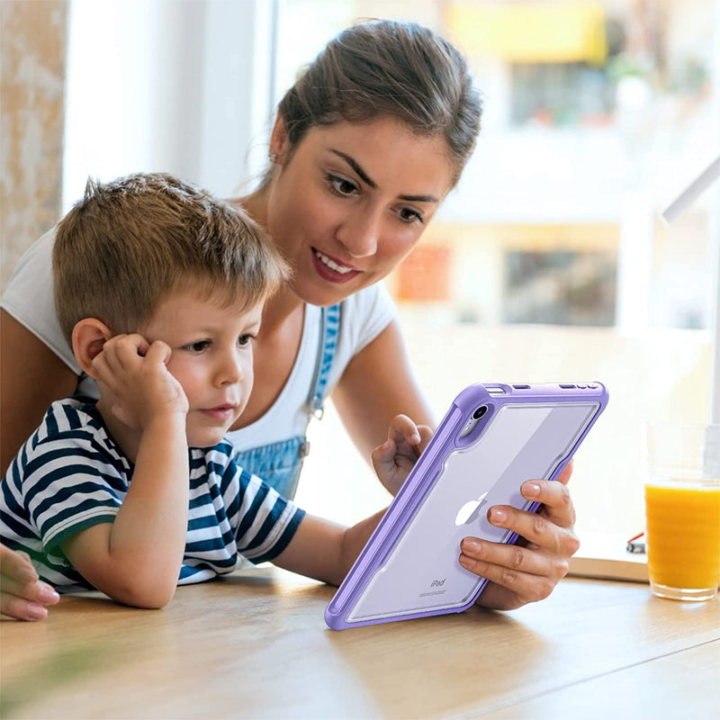 iPad Mini A17 Pro (2024), iPad Mini 6th Gen (2021) Shockproof Hybrid Back Cover | Fintie